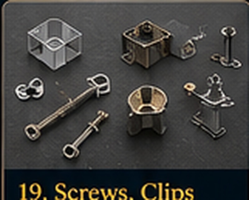Screws, Clips & Install Kit